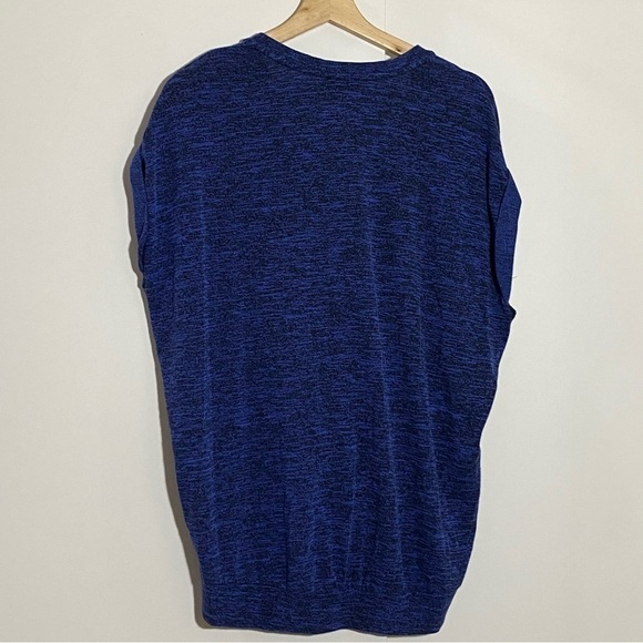 ARITZIA WILFRED FREE women’s blue Vneck  slouchy sleeveless casual knit top s- M - Picture 4 of 7